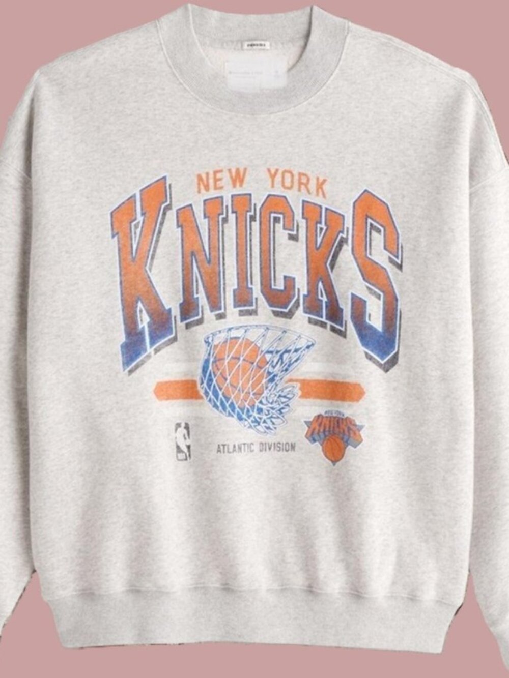 REMAKE Vintage Style  NBA New York Knicks Sweatshirt